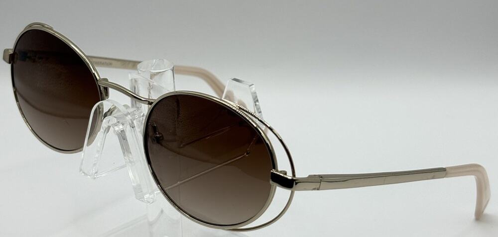 BCBGeneration Aviator Sunglasses Gold Brown Gradient Women BG3014